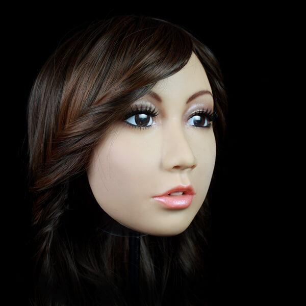 Silicone Female Mask With Makeup Realistic Crossdresser Mask For