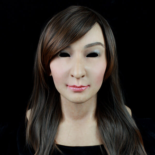 Female Silicone Mask Realistic For Cosplay Full Head Face Mask Of Good