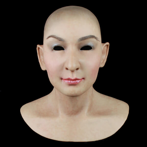 Female Silicone Mask Realistic For Cosplay Full Head Face Mask Of Good Quality Cd4 